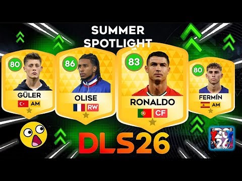 DLS 26 😱 SUMMER SPOTLIGHT ☀️ New Ratings Update! Biggest Upgrades 🔥 | Dream League Soccer 2026