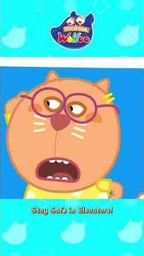 Stay Safe in Elevators! - Safety Tips for Kids #shorts #Wolfoo