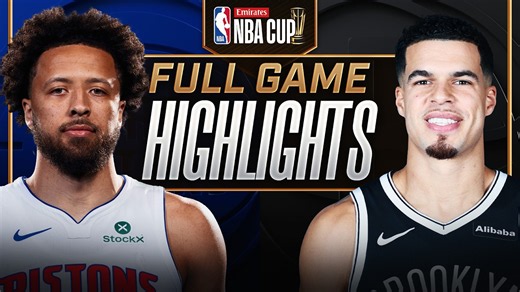 PISTONS at NETS | EMIRATES NBA CUP 🏆 | FULL GAME HIGHLIGHTS | October 30, 2026