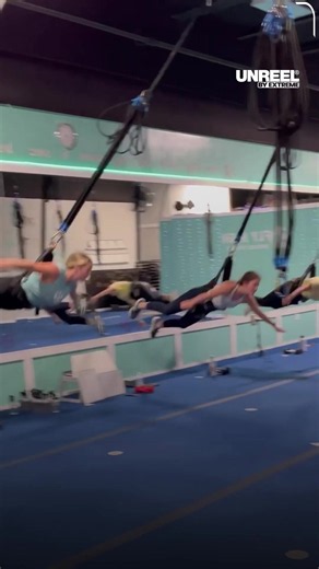 Superman bungee workout: Unleash your inner hero with high-energy jumps & backflips!