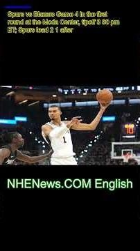 San Antonio Spurs vs. Portland Trail Blazers Game 4 Previewand Starting Lineups Tonight, Betting Tip