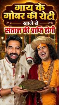 आओ गोबर की रोटी खाने वाले बाबा से मिलों 🤣🤣