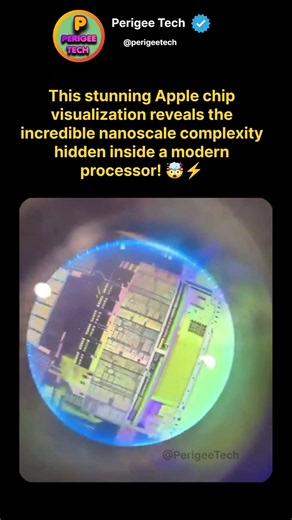 Inside an Apple Chip: Billions of Transistors at Nanoscale! 🤯