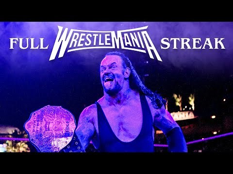 Undertaker's complete WrestleMania Streak
