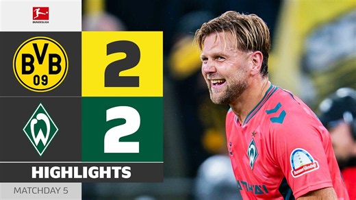 Last-Minute-Füllkrug! | BORUSSIA DORTMUND - WERDER BREMEN | Highlights | Matchday 7 – Bundesliga