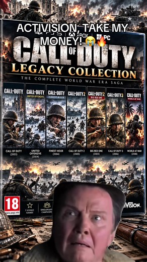 Activision, Take My Money! The Ultimate Classic COD Remaster Collection