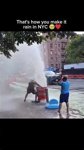 That's how you make it rain in NYC 🥹❤️