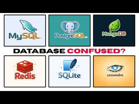Every Database Explained in 5 Minutes( Which is easy to start?)