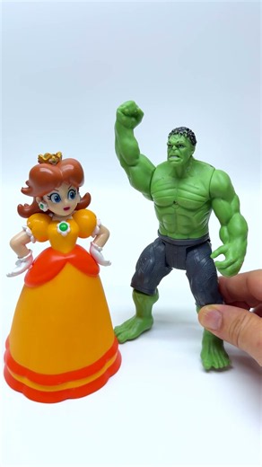 Satisfying Unboxing Super Mario Bros - Princess Daisy vs Joker & Hulk Toy Fun VIDEO