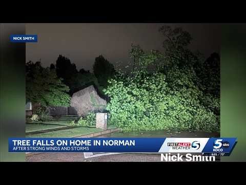 Severe storms in Oklahoma leave thousands without power, wind damage reported