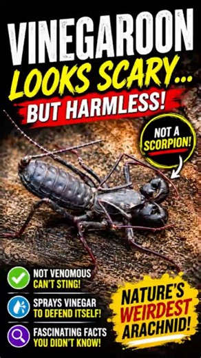 This Scorpion Doesn’t Sting or Bite! #insects #wildlife