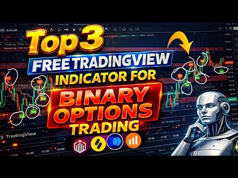 📈Top 3 FREE TradingView Indicators । Learn Binary Options Trading Using Tradingview Indicator