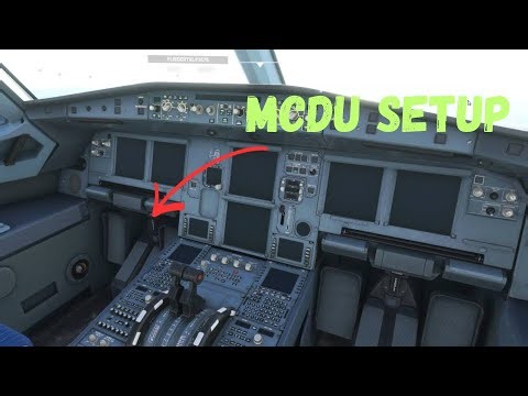 SETUP MCDU ON THE FBW A320