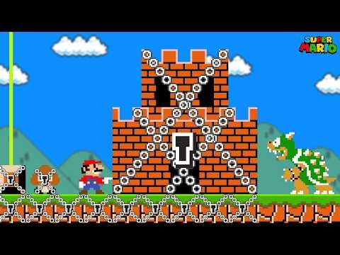 When Everything Mario Touches Gets LOCKED in Super Mario Bros...