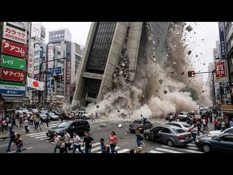 7.6M & 7.2M Earthquakes Rock Japan! Buildings Collapse, Tsunami Alerts