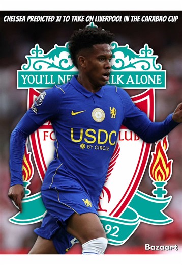 My Predicted XI to take on Liverpool at Anfield in the Carabao Cup🔵✅ #footballtiktok #chelsea #liverpool #carabaocup #football