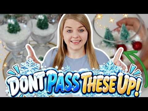 Don't Pass THESE Up at Dollar Tree! 🤯 GENIUS Christmas DIY Ideas!