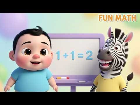 Addition Song for Kids | Fun Math 1-10 with Popo and Ziggy | Dodo Dang