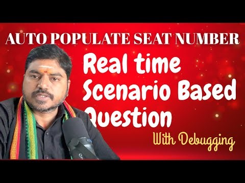 ServiceNow: Real time Seat Number Auto populate | Scenario Question Answer