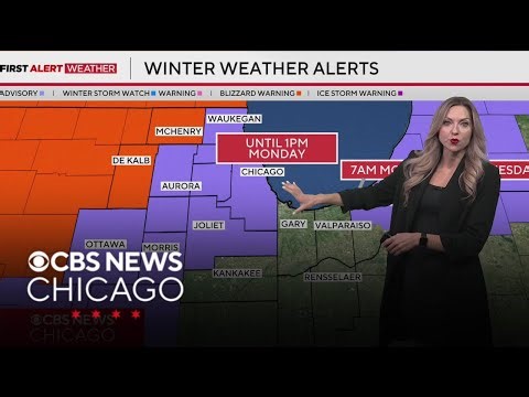 Winter weather advisories, warnings issued for parts of Illinois