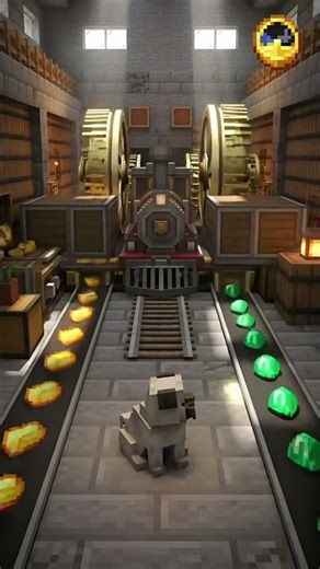 Minecraft Create Mod Massive Storage & Train Hub ⚙️🚂 #shorts