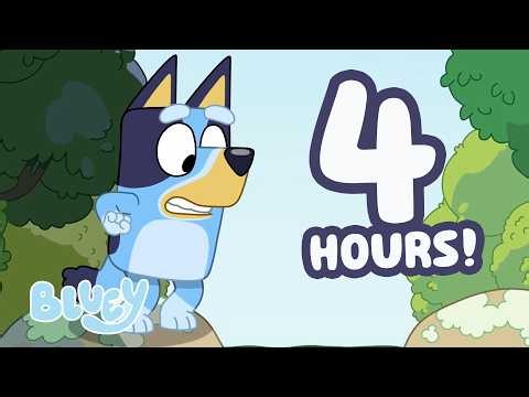 🔴LIVE: Will Bluey Make it Across The Creek? 😮💙 | 4 HOURS of Adventure! | Bluey
