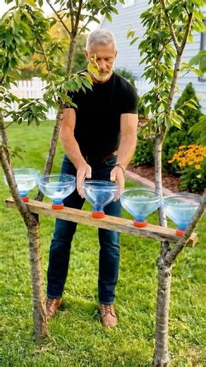 DIY Vertical Tomato Garden Using Water Containers 🍅🌿