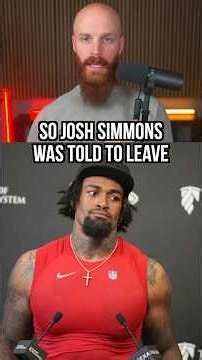 Josh Simmons was kicked out of team meeting before going to IR