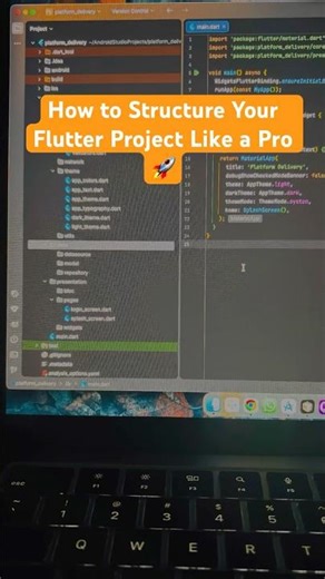 How to Structure Your Flutter Project Like a Pro 🚀