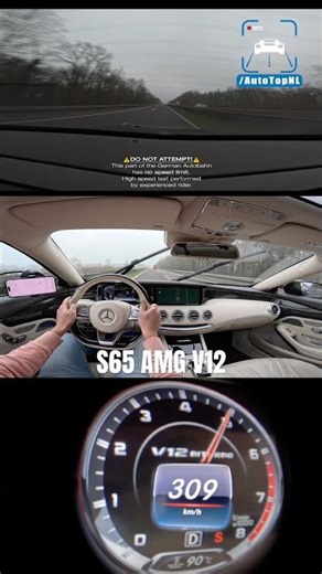 S65 AMG V12 vs NO SPEED LIMIT