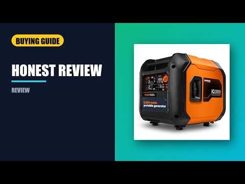 Generac 3500-Watt Portable Inverter Generator 2026 Worth Buying