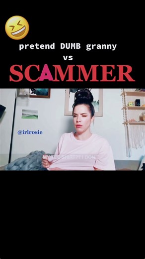 CLUELESS scammer vs Frustrating GRANNY 👵🏼 #irlrosie