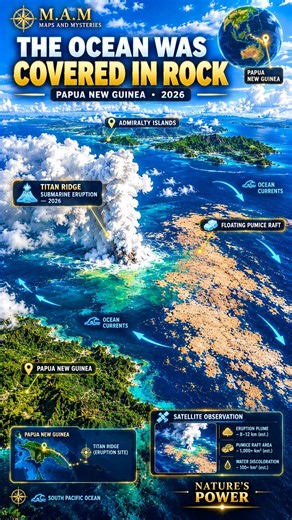 🌊 The Ocean Was Covered in Floating Rock! 🌋 | Papua New Guinea 2026