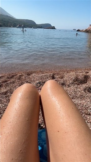 Relaxing Feet by the Sea | Barefoot Moments with a Beautiful View | Barefoot Girl #feetshorts #asmr