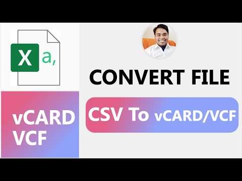 Convert CSV File To VCF/vCard File | Top 4 Convert CSV File To VCF/vCard File Online Free