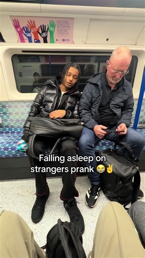 Falling Asleep on Strangers Prank