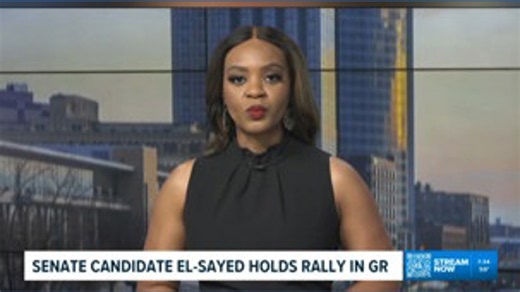 Abdul El-Sayed makes big campaign stop in Grand Rapids with Sanders & Ocasio-Cortez