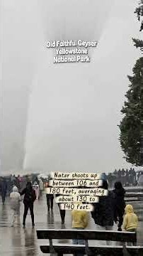 Old Faithful Geyser, Yellowstone National Park tradition, Wyoming
