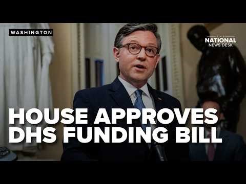 Congress members speak after the House approves bill to fund DHS, ending GOVERNMENT SHUTDOWN