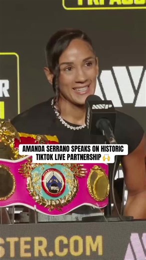 Amanda Serrano on historic TikTok LIVE partnership — Fri Aug 21