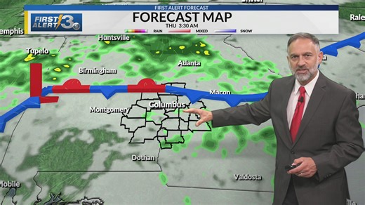 Cold front pushes south overnight with isolated wind risk in southern counties: Bob Jeswald 4/29/2026