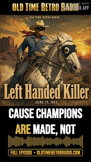 The Lone Ranger - "Left Handed Killer" (Old Time Radio, 1955) | The Lone Ranger | Old Time Radio