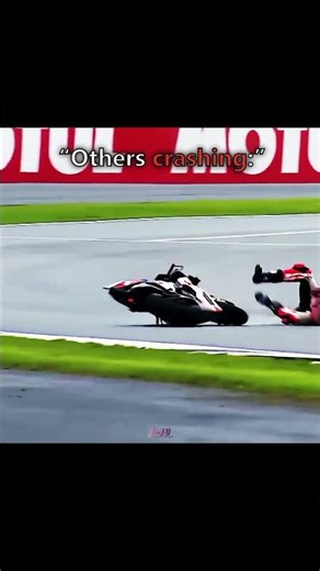 High-Speed MotoGP Crashes & Unreal Recoveries 😳 #automobile #racing #motercycle