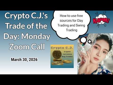 Bitcoin Cannot Break $70K! It's Still Ranging! Let's Profit! Crypto C.J.'s Monday Zoom: 3/30/2026