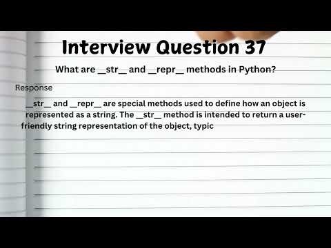 TOP 50+ Python Interview Questions & Answers | Freshers & Experienced Candidates | Crack Interviews