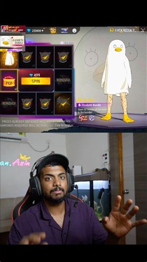 New Duck Bundle Aura In Free Fire 🤣 #shorts #freefire #trending