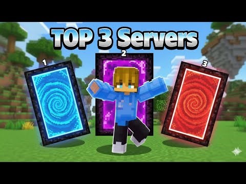 TOP 3 Minecraft Servers On 1.21.8! | BEDROCK & JAVA