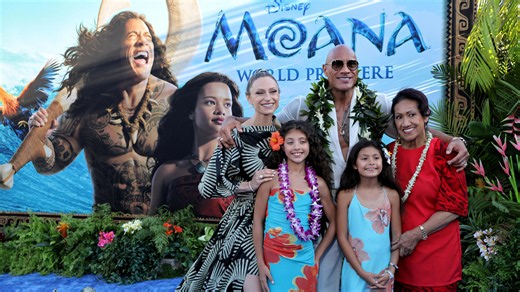 Dwayne Johnson breaks down his family's cameo in new 'Moana'