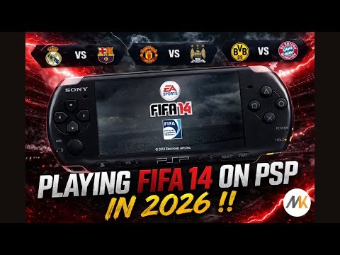 Playing FIFA 14 on PSP in 2026 !! 😍