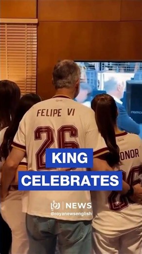🇪🇸 ⚽ King Felipe VI celebrates Spain's victory with royal family